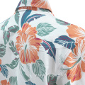 Custom Design Men's Rayon Floral Casual Hawaiian Shirts